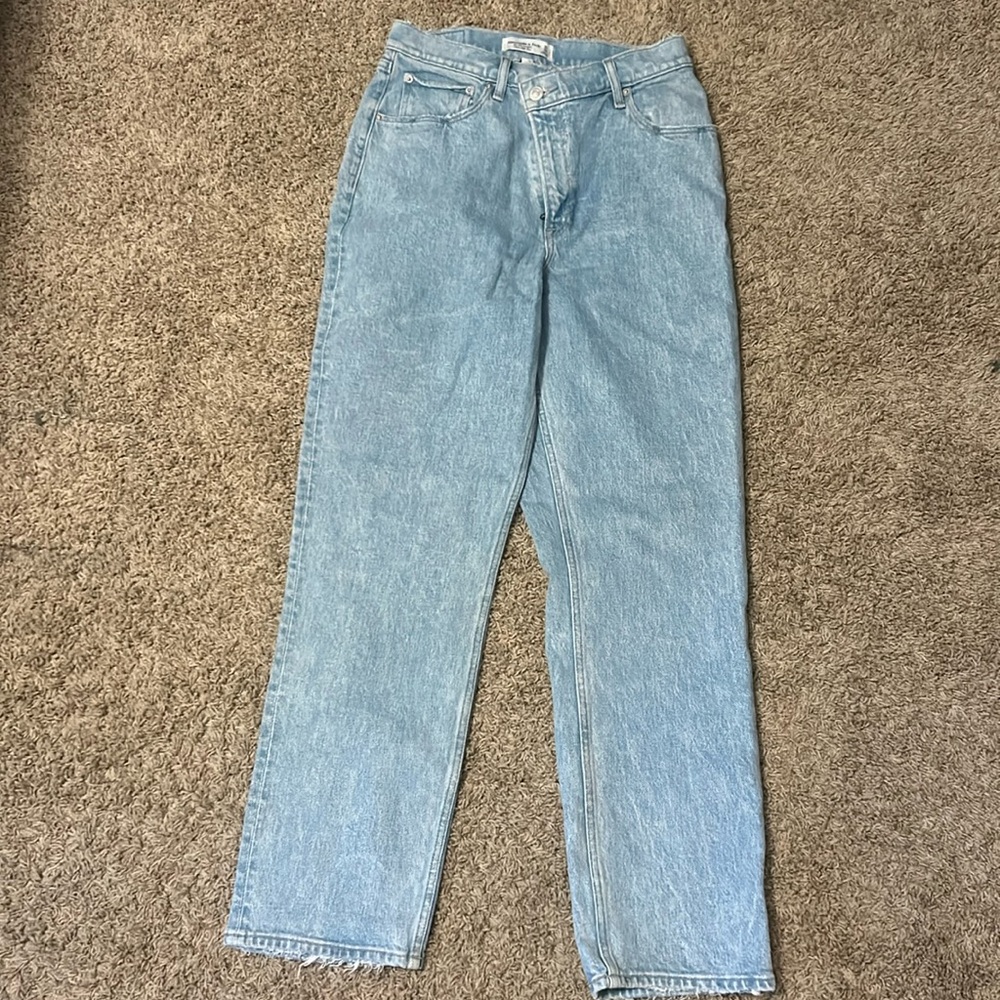 Abercrombie curve love crossover jeans